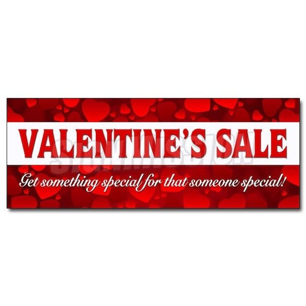 VALENTINES DAY SALE DECAL sticker sale holiday valentine romantic love, D-12 Valentines Day Sale